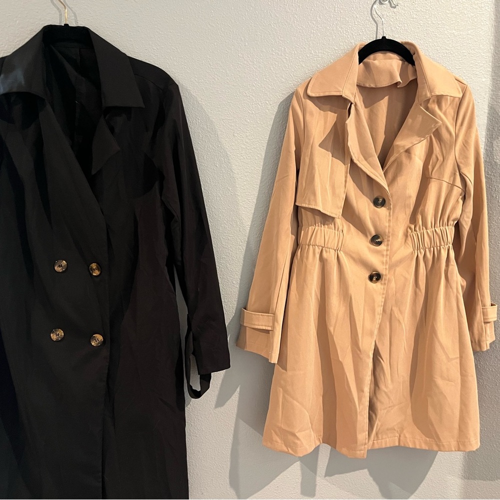 Set of 2 SHEIN lightweight coats
